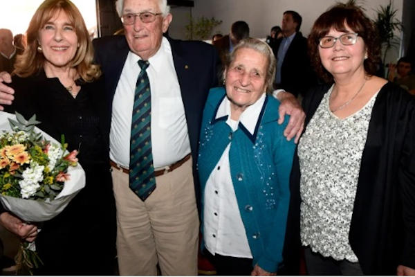 Foto: Beatriz Methol, Beltrán Aguerre, Felipa Muriel y Alicia González (Estefanía Leal)