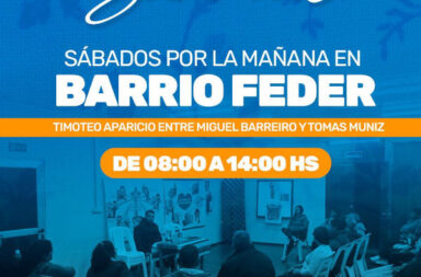 Volvió la feria del barrio Feder y se suma a la reactivación de espacios barriales