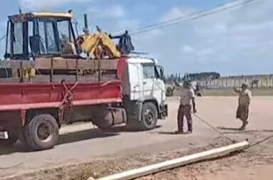 Daños en el alumbrado público arevalo