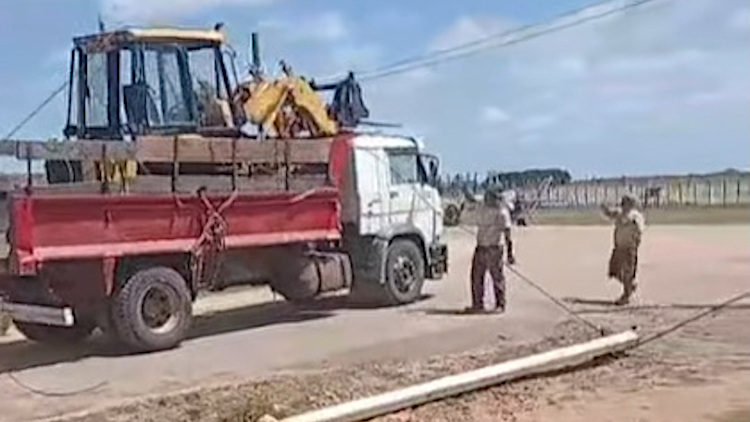 Daños en el alumbrado público arevalo