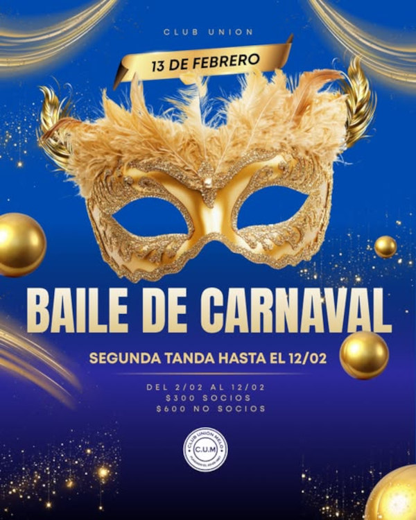 baile carnaval club unión de melo