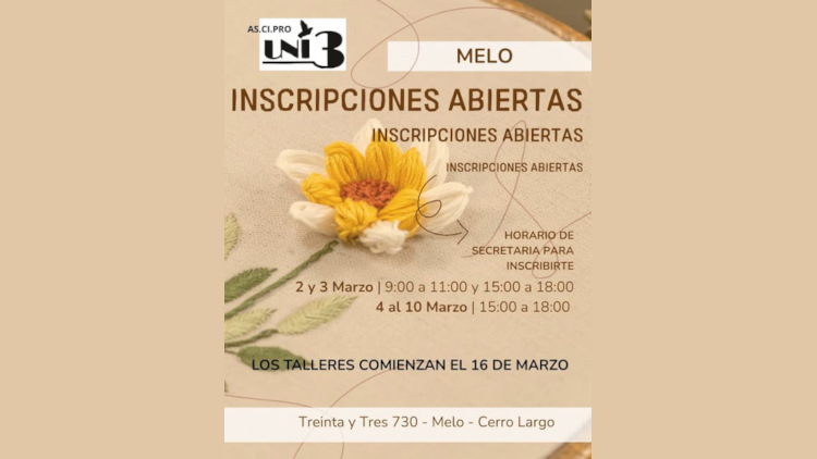 UNI 3 abre inscripciones 2026