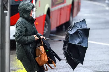 Alerta por ciclón extratropical. foto inumet