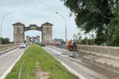 Prefeitura Municipal de Yaguarón informó cambios de tránsito por mantenimiento en el Puente Barón de Mauá