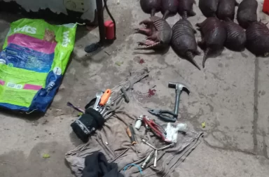 Tres hombres fueron intervenidos por caza abusiva en Camino Cuchilla Grande