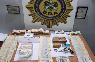 Desarticulan centro de acopio de drogas en Melo y condenan a dos personas