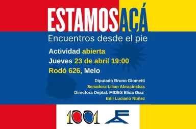 Bancada 1001 del Frente Amplio llega hoy a Cerro Largo