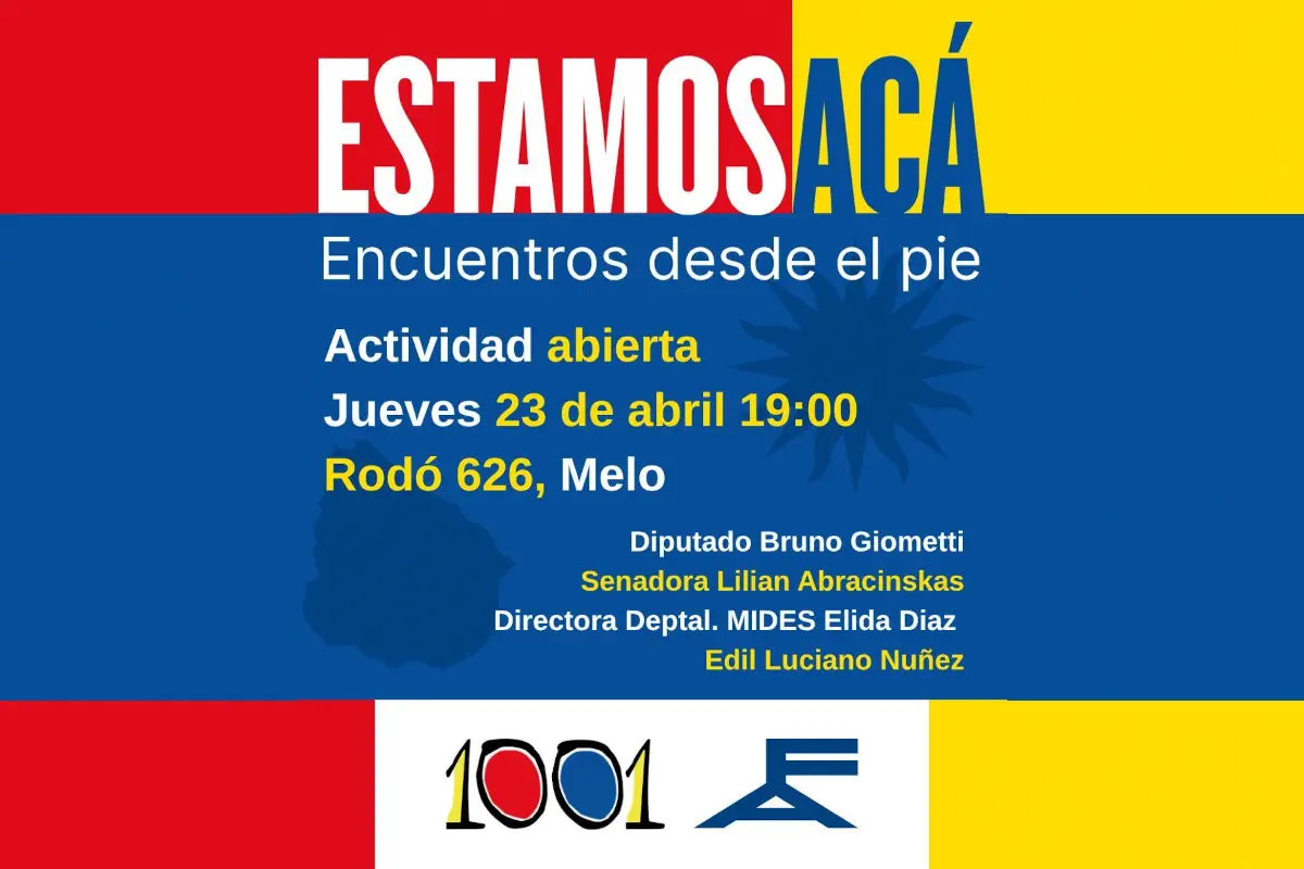 Bancada 1001 del Frente Amplio llega hoy a Cerro Largo