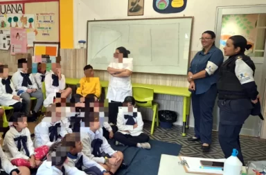 Policía Comunitaria refuerza valores en Escuela 13 de Melo