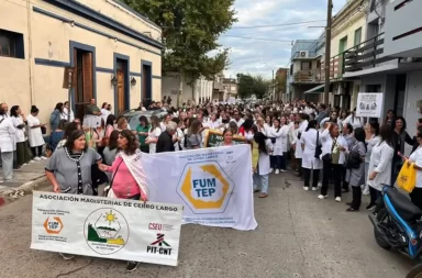 caso de agresión a una docente en Cerro Largo