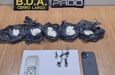 operativo antidrogas en Melo