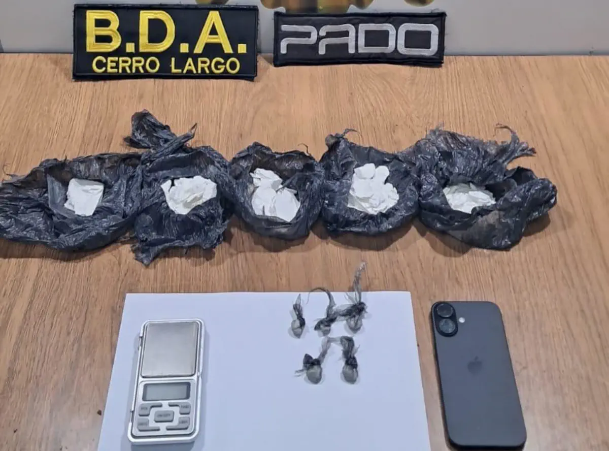 operativo antidrogas en Melo