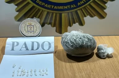 Operativo antidrogas en Melo
