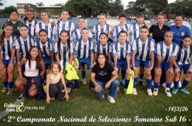 cerro largo sub 16 fútbol femenino.
