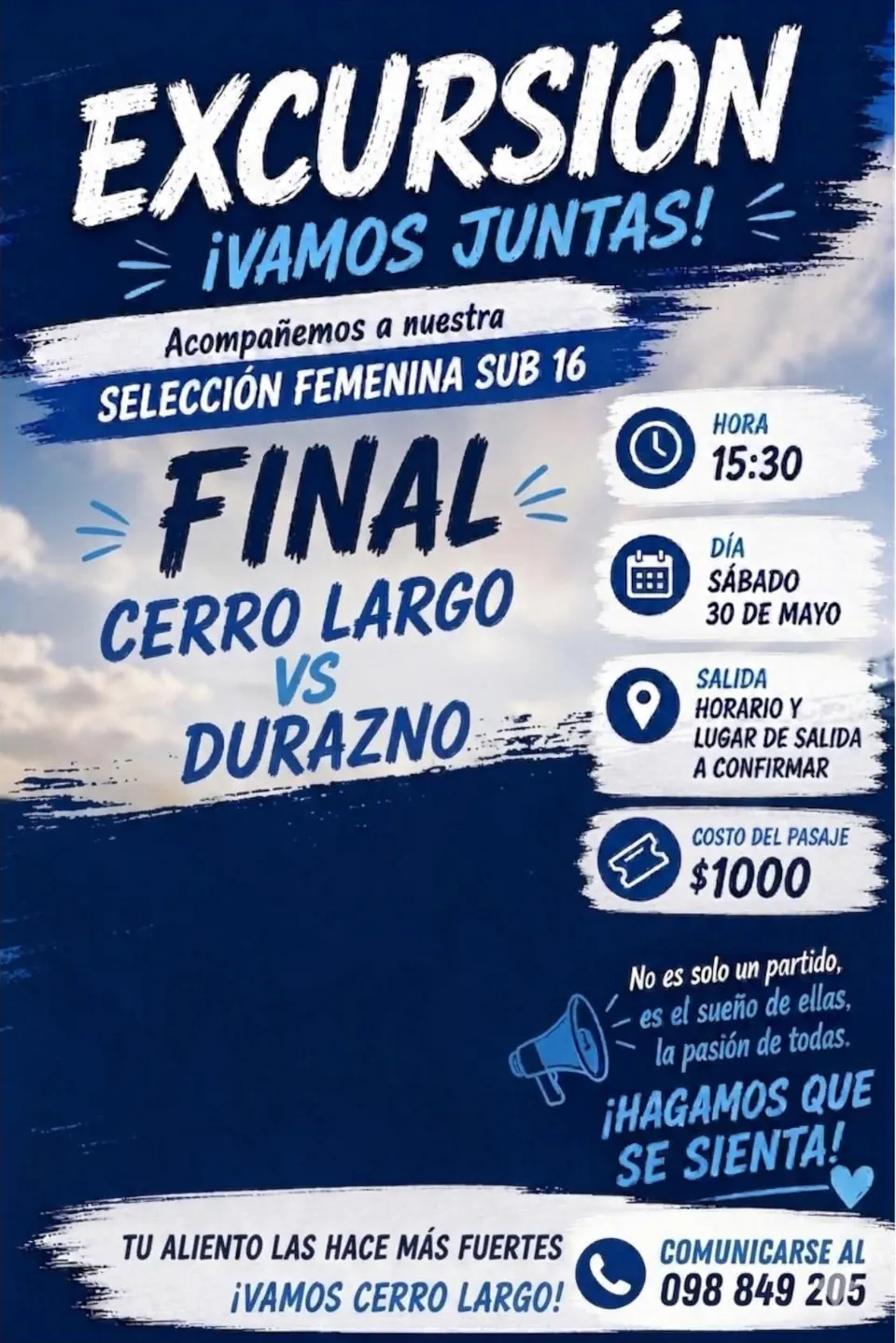 fútbol femenino sub 16