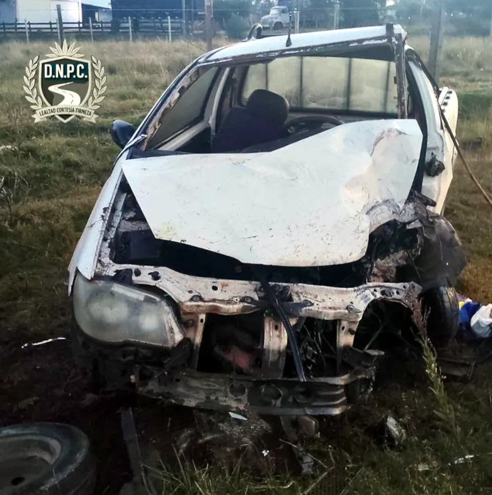 Accidente fatal en Ruta 7: un hombre murió tras despiste y vuelco