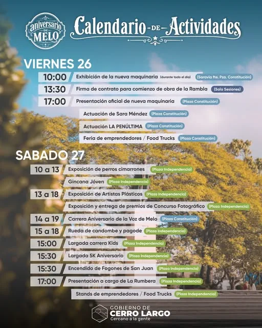 aniversario de melo