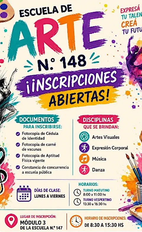 Escuela de Educación Artística río branco.