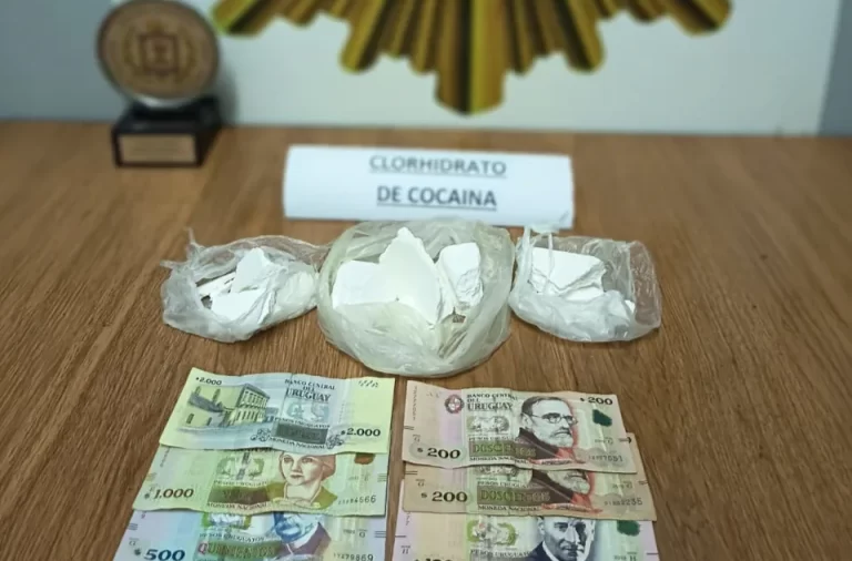medio kilo de cocaína en Melo