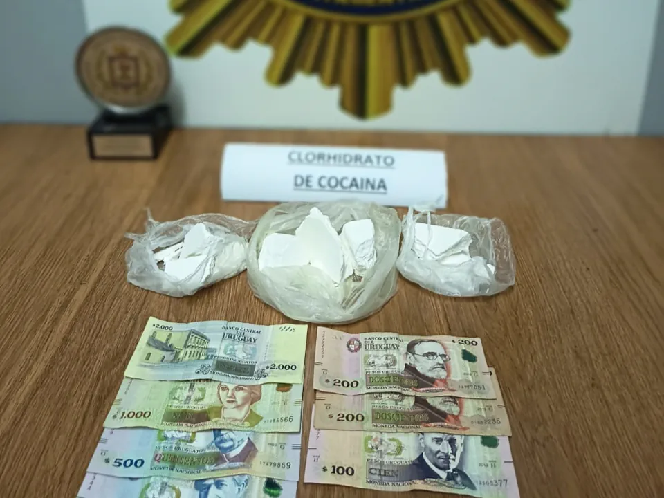 medio kilo de cocaína en Melo