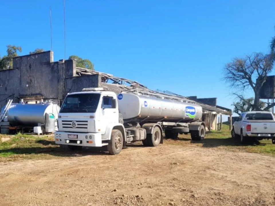 productor lechero Wiston Rivero sobre coleme