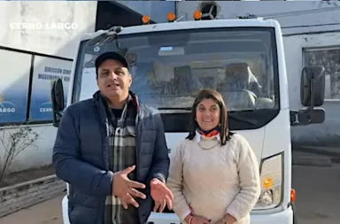 Arévalo incorporó un camión utilitario