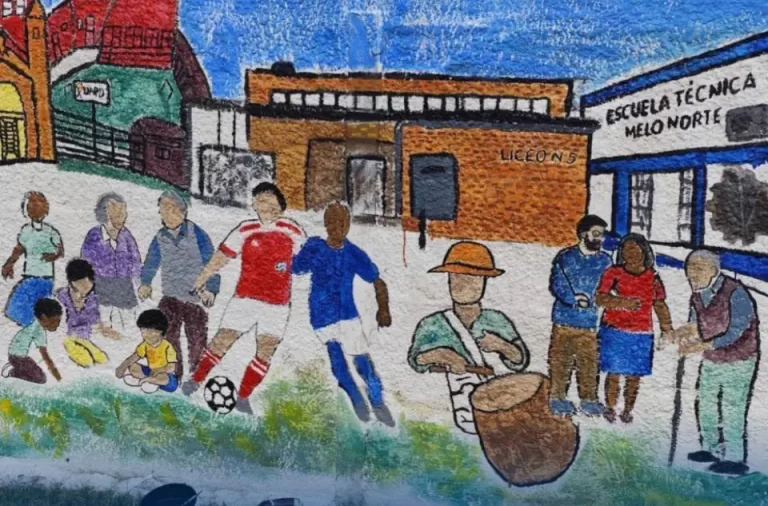 Barrio Leone inaugura mural