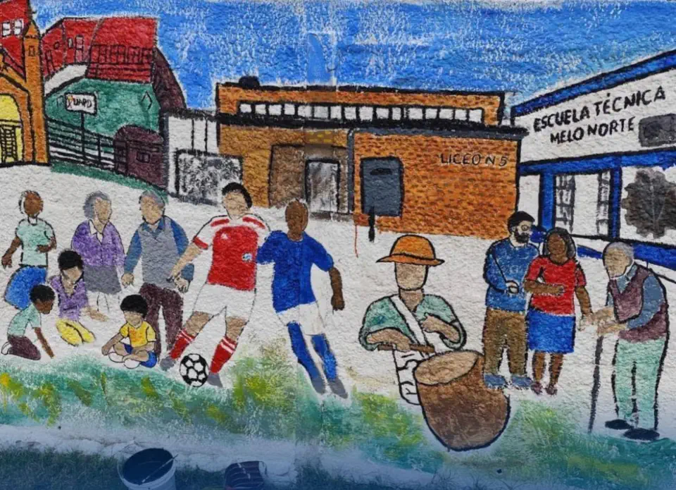 Barrio Leone inaugura mural