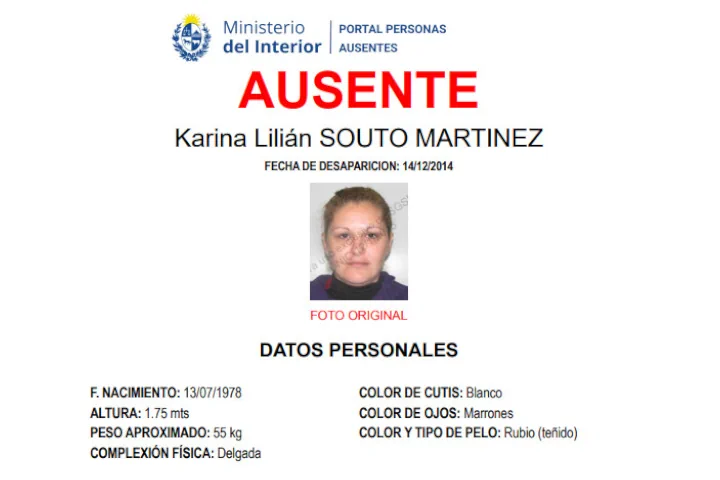 desaparición de barbie karina souto