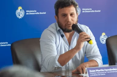 director nacional de Transferencias y Análisis de Datos, Juan Martín Fernández