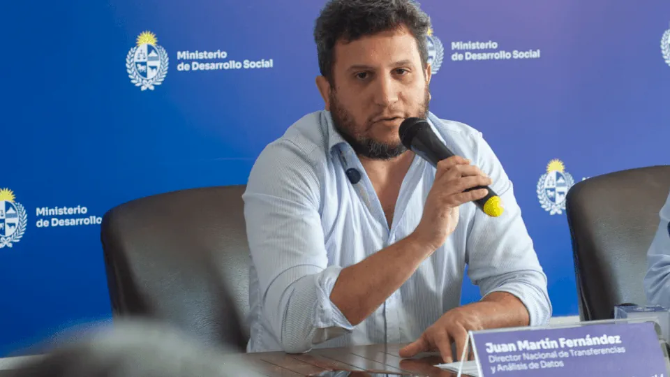 director nacional de Transferencias y Análisis de Datos, Juan Martín Fernández