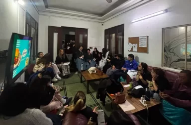 Estudiantes del Hogar de Cerro Largo