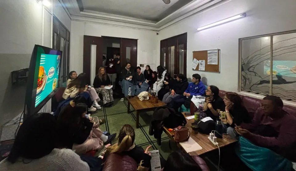 Estudiantes del Hogar de Cerro Largo