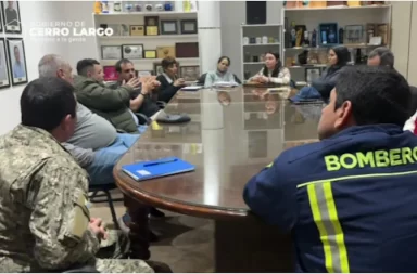 El Comité de Emergencias coordinó la recepción de donaciones para los damnificados.