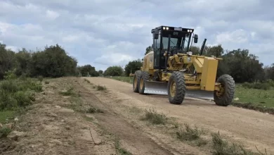 Obras de mantenimiento y recuperación de la caminería rural que se encuentran en ejecución en distintos puntos del departamento de Cerro Largo.