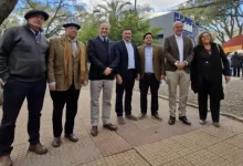 Carlos Enciso, presidente del Congreso de Intendentes, durante el encuentro con la Asociación Rural del Uruguay en la Expo Prado 2026.