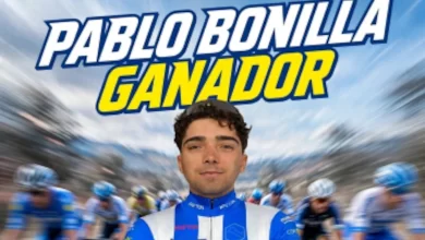 Pablo Bonilla, representante del Club Ciclista Cerro Largo, fue el ganador de la Doble Tambores en Tacuarembó. Foto: Club Ciclista de Cerro Largo.