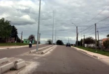La Intendencia modificó las dimensiones del cantero central en construcción en Camino Vecinal, en Melo.