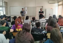 Estudiantes del Liceo N.º 4 participan de la experiencia piloto de Educación Vial.