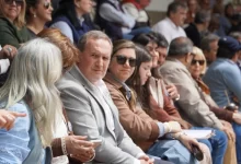 Bernardo Ferreira, presidente de la Sociedad Agropecuaria de Cerro Largo, durante la apertura de la 105.ª Expo Melo.