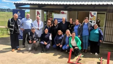 El médico Pedro Fernández impulsó la jornada de detección de quiste hidatídico realizada en La Pedrera (Foto: Gobierno de Cerro Largo)