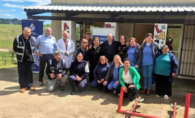 El médico Pedro Fernández impulsó la jornada de detección de quiste hidatídico realizada en La Pedrera (Foto: Gobierno de Cerro Largo)