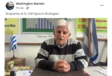 Washington Barreto, director de Tránsito de la Intendencia de Cerro Largo.