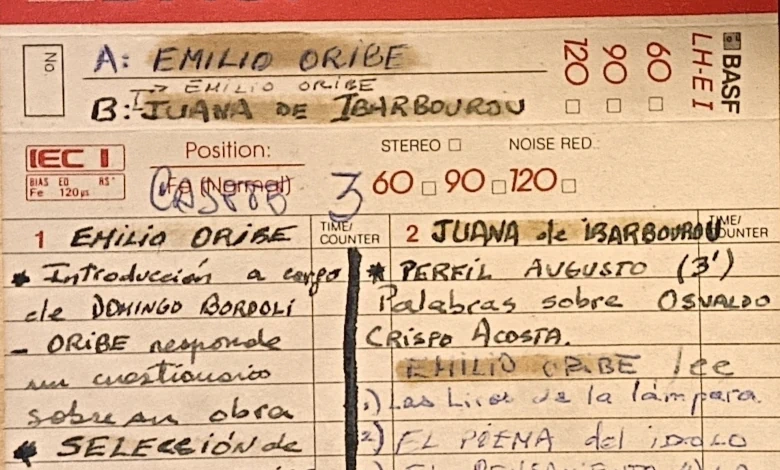 El historiador Matías Borba explicó el proceso de recuperación de materiales del Museo Histórico Regional, entre ellos una grabación de Juana de Ibarbourou fechada en 1962 (Foto: lapa.fic.edu.uy)