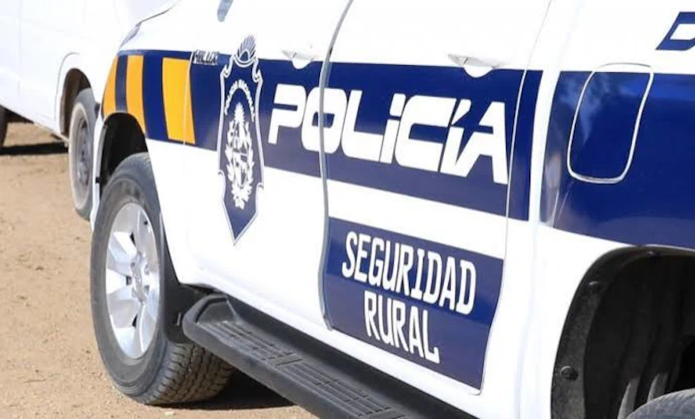 El procedimiento policial permitió recuperar productos de origen ovino sustraídos de un establecimiento rural (Foto archivo Ministerio del Interior)
