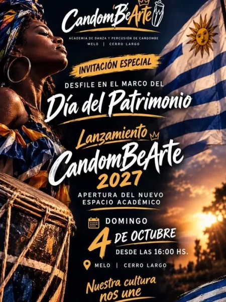 Candombearte prepara una jornada cultural para el Día del Patrimonio en calle Muniz.