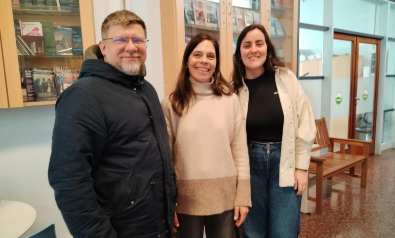 Carolina Viñoles (→), coordinadora del Tecnólogo en Sistemas Integrados de Producción Agropecuaria.