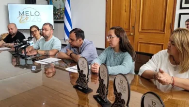 El lanzamiento de la 12.ª edición de Melo Danza Internacional se realizó este lunes con la participación del intendente Christian Morel y los organizadores José Echevarría y Cristina Fleitas.