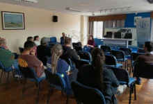 Patricia Pertman presentó sus propuestas ante socios del Centro Comercial e Industrial de Cerro Largo, en el marco de su candidatura a la representación empresarial en el BPS.