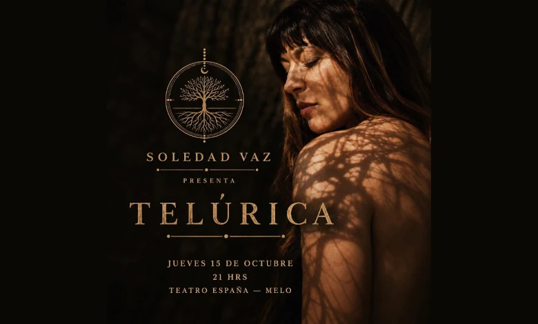 Soledad Vaz presentará Telúrica, su primer disco solista de estudio, este jueves en el Teatro España de Melo.